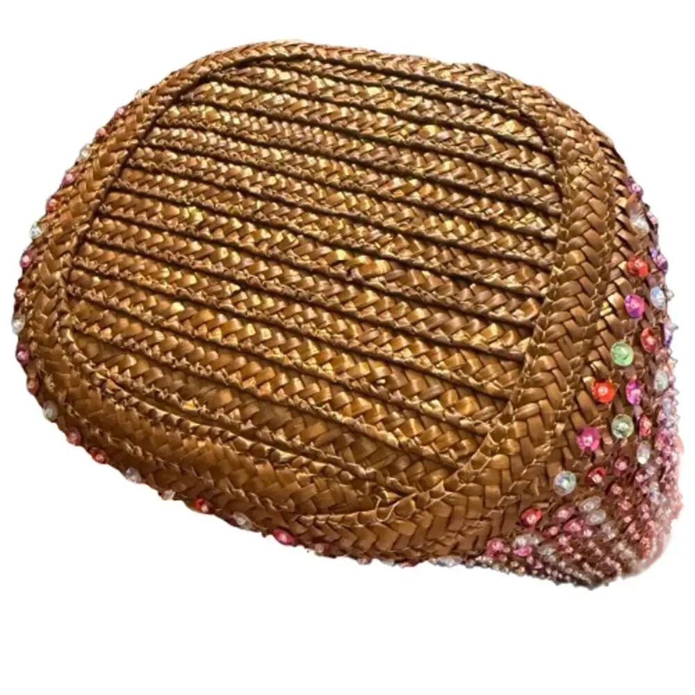 Victoria's Secret Vtg 90s Sequined Woven Bucket Tote Bag - Picture 6 of 9